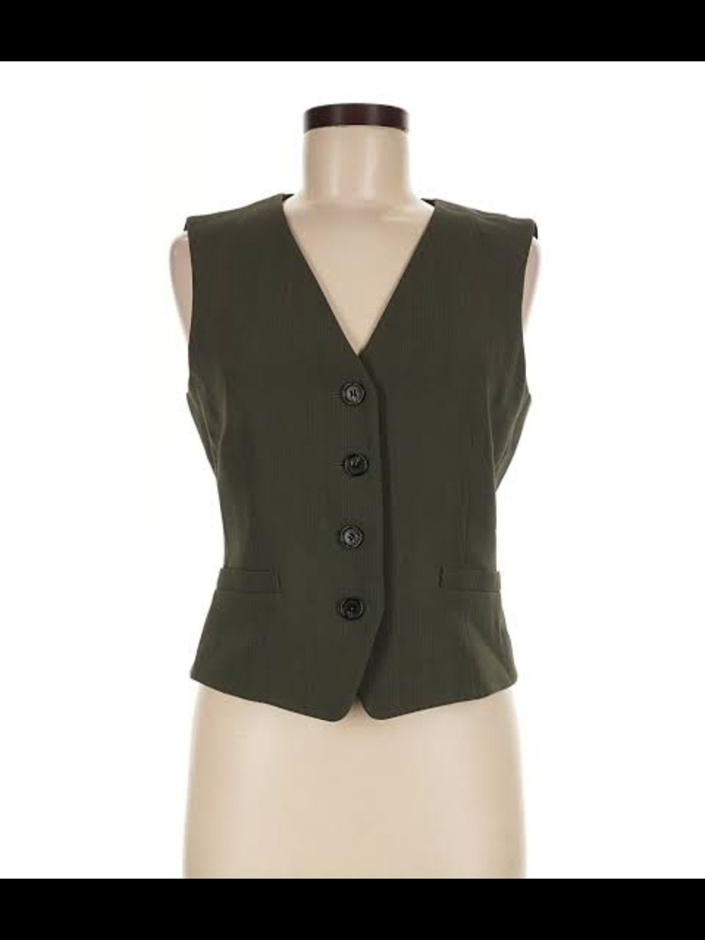Express V-neck Themed Vest Top In Signature Point